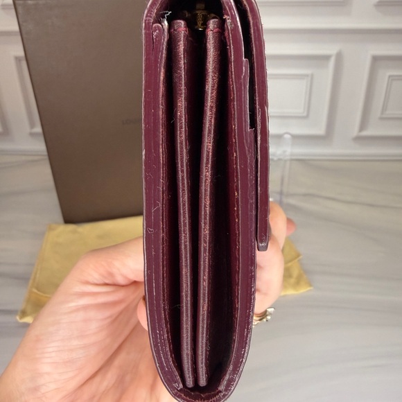 Louis Vuitton Vernis Long Wallet – Amarante | Box & Dust Bag | Initials AS - Picture 6 of 15